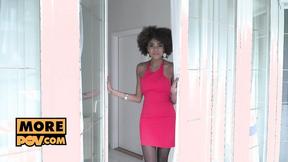 ”P-O-V - Black dancer hot girl Luna Corazon entices you to fuck”