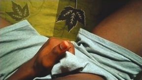Jerking off in the morning.
