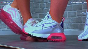 Cock & Ball Trample Training With Goddess Amber & Miss Lucy - Glans Cam - 174 - Multi Trampling CBT Ballbusting Balls Crush Crushing Trainers