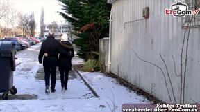 German girl next door is persuaded to have sex by grandpa
