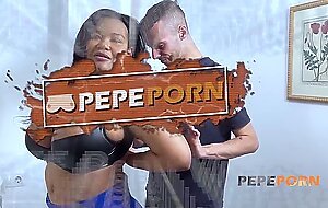 Amateur dude and his CRAZY LESSON with busty Jennifer Dominic!!