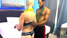 hot gilf foxxxy darlin & hung bbc stud savvy g ditch pool plans for fuck fest & squirting orgasms