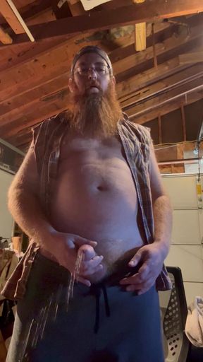 Casual Garage Pissing