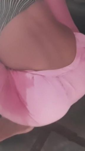 Desi bhabhi showed her burr and nipple to her brother-in-law and went to take a bath in the open bathroom   Clip 1