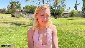 Mckenna Lynn - Sweet Teen 18+ Trying A Hard Dick