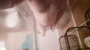 Getting prepared for a good day. Shower time.