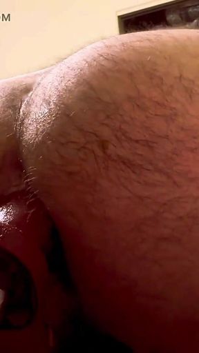 Chubby Tease Bounces on the Red Machine