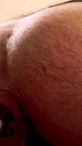 Chubby Tease Bounces on the Red Machine