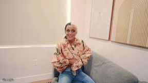 Step-mom Dominated by Step-son & Girlfriend with Face Sitting, Foot Gagging, Cunt Busting, Dildo Face Fucking