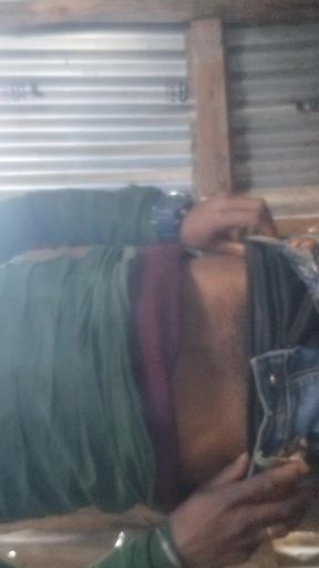 Fuck by bathroom &amp; wood