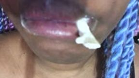 vore - Giantess MXDominion Savors the Final Remains, femdom, giantess, mouth fetish 1080