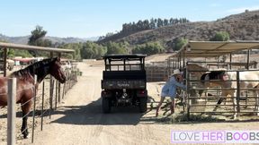 ”Big Titted Cowgirl Blake Blossom Banged By Her Neighbor”