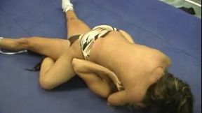 Bare Breasted Ring Fight In Panties