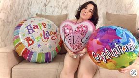 B2P and S2P with Foil Balloons again - I love Mylar Balloons