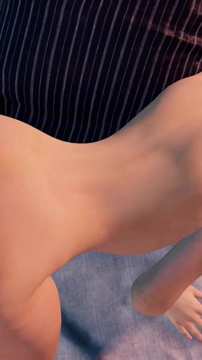 Thrilling moment from &quot;Sexy Asian Girlfriends Moans and Breaths Heavily as She Has Sex&quot;