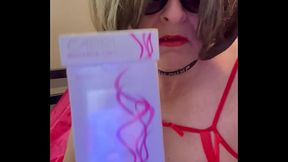 CD Nikki sex red bra smoking Capris
