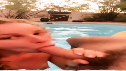 The Zodiac Women Beauty : PISCES / ANGEL EMILY - Sucking on pool