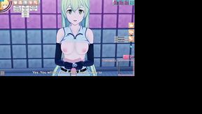 3D Hentai | A night of sex with ais wallenstein in the shower