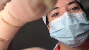 POV CPR from Vintage Nurse in Plastic Apron