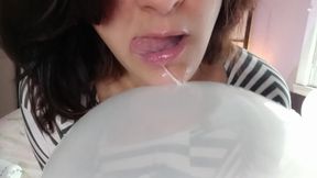 Kiss Lick Spit Balloons Non Pop - Bunny Looner
