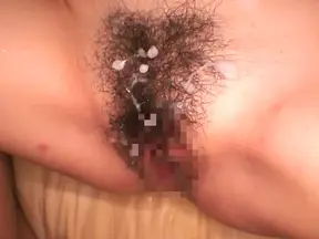 Teen Babe Riona Minami´s Hairy Pussy Gets A Creampie