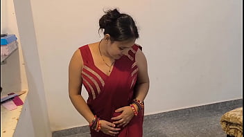 Zabardast chudai non stop red saree