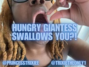Hungry Giantess Swallows You?!