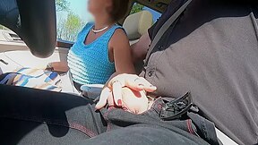 While Driving My Jsister Erks My Cock To Make Me Hard