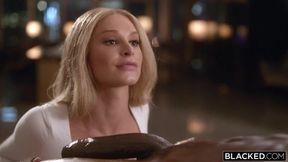 Blonde Masseuse Chokes on BBC Oiled Pussy Destroyed Gushing