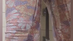 Sitting on Toilet in Floral Pink Leggings until I Can't Hold It