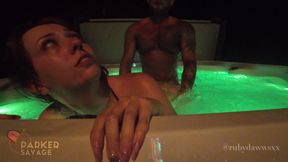 Hottub Fuck Time with