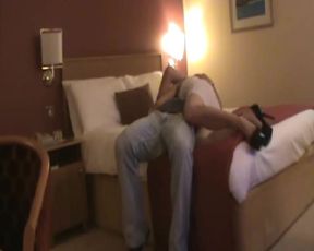 Hotwife meets boyfriend in hotel