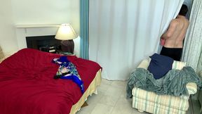 peeping stepson fucks horny stepmother