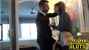 Subslut Sailor Luna fingered and stretched with cock