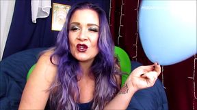 Whitney Morgan: 12 Inch Latex Balloon Fingernail Popping