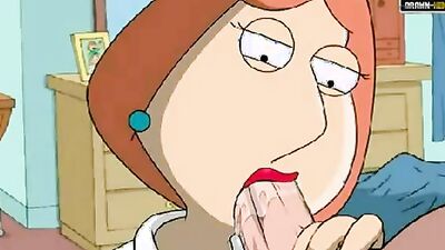 Naughty Lois craves deep anal in this family cartoon compilation