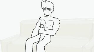 Simply fapping.