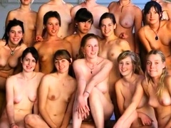 Stark Naked Excercize Class jack off