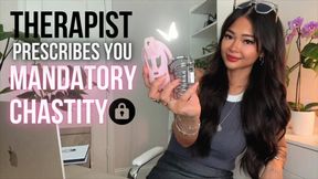 Therapist-Prescribes You Mandatory Chastity (with bonus vids)