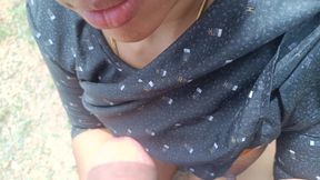 Married Women Given Her Boyfriend and Enjoying Outdoor Suck
