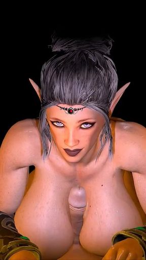 Barbarian Muscle Huge POV Titjob