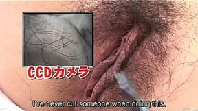 HD subtitled extreme Japanese bikini waxing