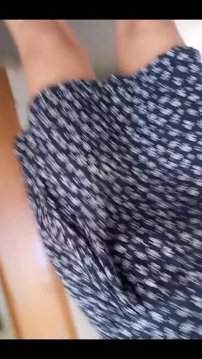 It's a Very Windy Day... and I'm Wearing a Dress with No Panties