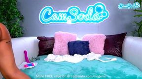 Big Tit Teen Stuffs Her Tight Pussy With Huge Dildo