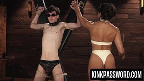 Mommy Penny Barber loves playing with her male subs bound hungry hole