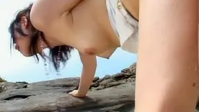 Asuka Kyono's Steamy Beach Sex - Hot Asian Model Uncovered