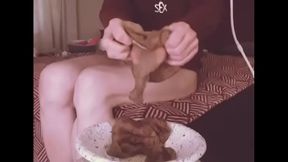 Soaked Stockings & Urine Fun in Intense Anal Session