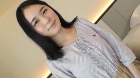 19 year old japanese black hair beauty. slender amateur blowjob and shaved pussy creampie sex. uncensored, asian, hentai