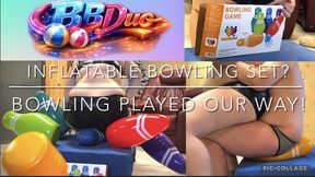 PVC Bowling set? Lets Play it OUR WAY! Sit to pop!