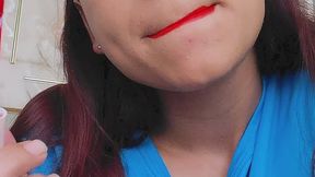Red Lipstick & Lip Gloss